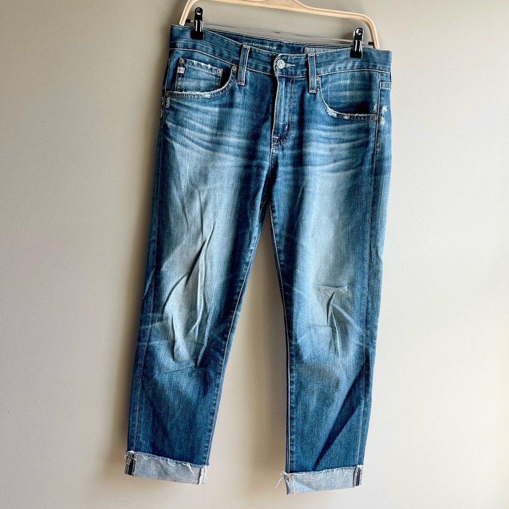 Anthropologie AG Adriano Goldschmied Women's Blue Skinny Jeans